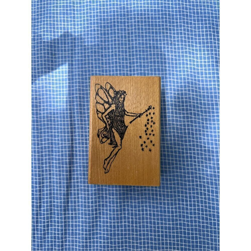 Vintage Rubber Fairy Stamp